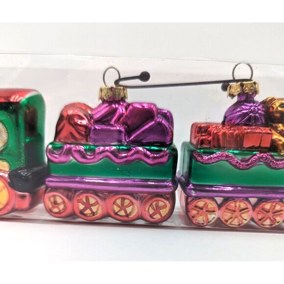 Train Set Christmas‎ Ornament Shatterproof - Picture 3 of 10